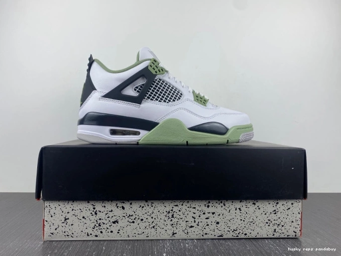 Rep Husky Seafoam Air 4 Jordan AQ9129-103 WMNS 0708